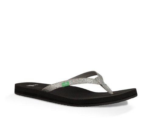 Női Strandpapucs - Sanuk Yoga Joy Sparkle - Sanuk Titán Cipő RHWKZY796